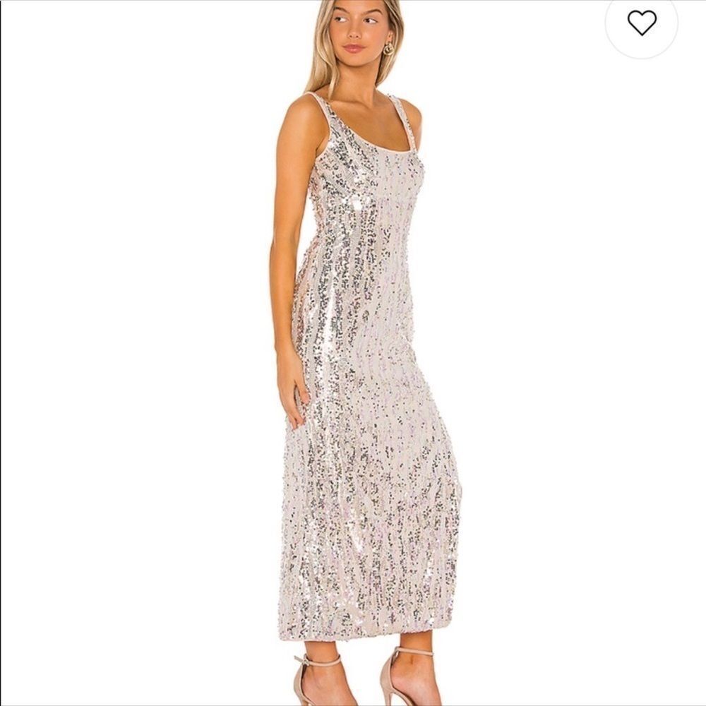 Majorelle Danielle Maxi Dress In Shimmer Multi